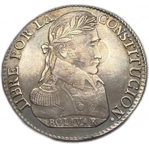Bolivien, 8 Soles, 1840/4 LR
