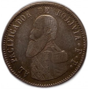 Bolivia, Melgarejo, 1865 FP