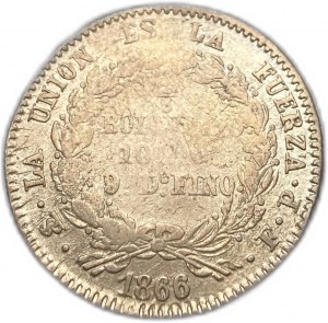 Boliwia, 1/5 Boliviano, 1866/5 FP