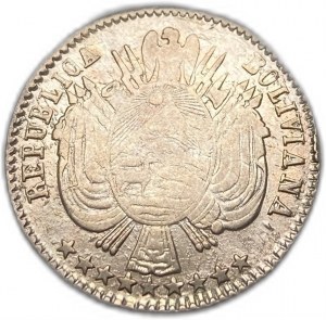 Bolívie, 1/5 Boliviano, 1866/5 FP