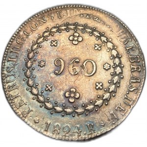 Brasile, 960 Reis, 1824 R