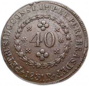 Brazylia, 40 Reis, 1831 R