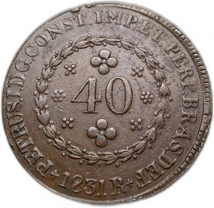 Brésil, 40 Reis, 1831 R
