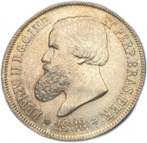 Brazílie, 2000 Reis, 1888