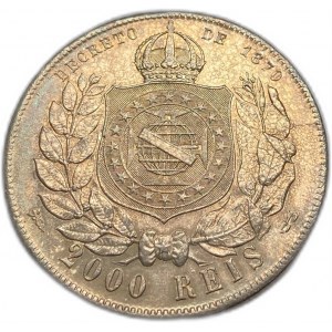 Brazil, 2000 Reis, 1888