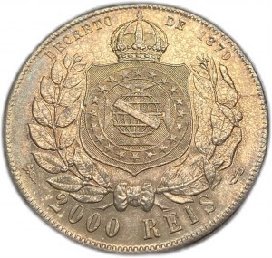 Brazylia, 2000 Reis, 1888