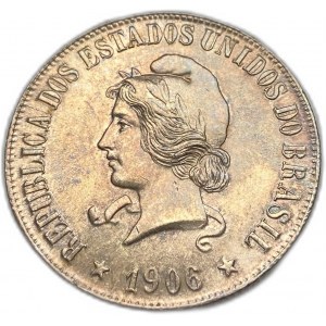 Brazil, 2000 Reis, 1906