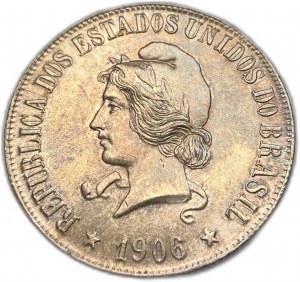 Brazílie, 2000 Reis, 1906