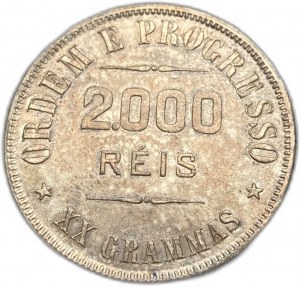 Brazílie, 2000 Reis, 1906