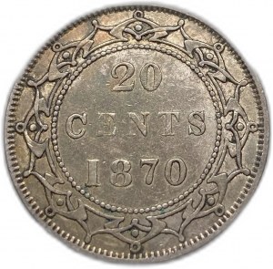 Kanada, 20 centów 1870, Nowa Fundlandia