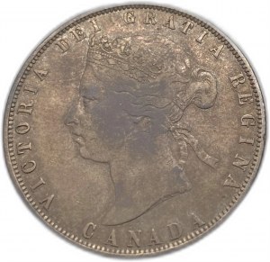 Canada, 50 centimes, 1872 H