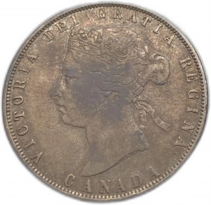 Kanada, 50 centů, 1872 H