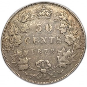 Kanada, 50 centów, 1872 H