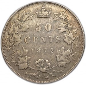 Kanada, 50 centov, 1872 H