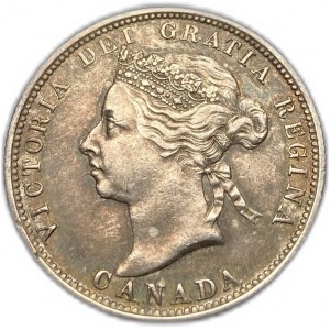 Canada, 25 centesimi, 1886