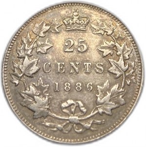 Kanada, 25 Cents, 1886