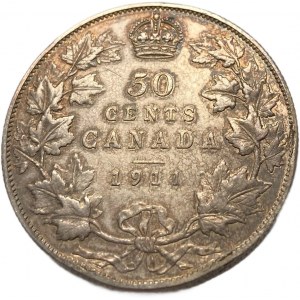 Canada, 50 centesimi, 1911