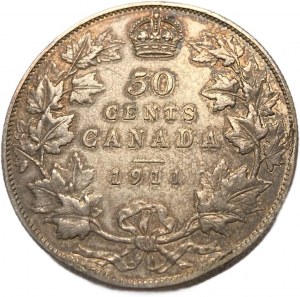 Canada, 50 Cents, 1911