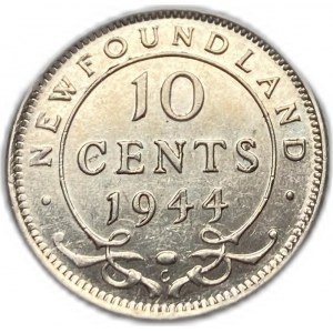 Canada, 10 Cents 1944 C,Newfoundland