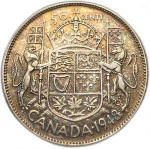Canada, 50 centimes, 1948
