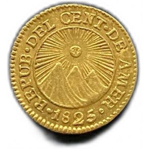 Central American Republic, 1/2 Escudo, 1825/4 NGM