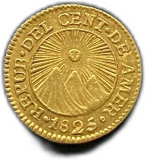 Zentralamerikanische Republik, 1/2 Escudo, 1825/4 NGM