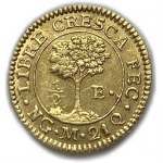 Stredoamerická republika, 1/2 Escudo, 1825/4 NGM