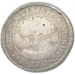 République centraméricaine, 2 Reales, 1831TF