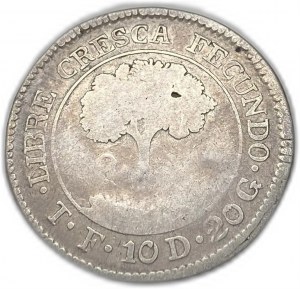 Stredoamerická republika, 2 realy, 1831TF