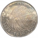 Central American Republic, 8 Reales, 1836 NGM