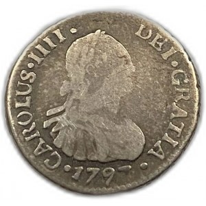 Čile, 1/2 reálu, 1797 DA