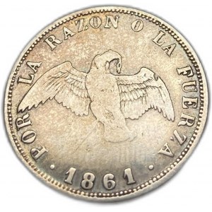 Čile, 20 centavos, 1861
