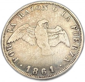 Cile, 20 Centavos, 1861
