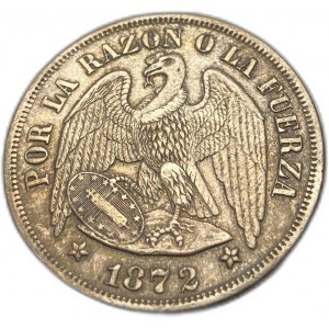 Čile, 1 peso, 1872 ⇅