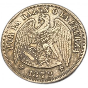 Cile, 1 peso, 1872 ⇅