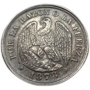 Chile, 20 Centavos, 1878