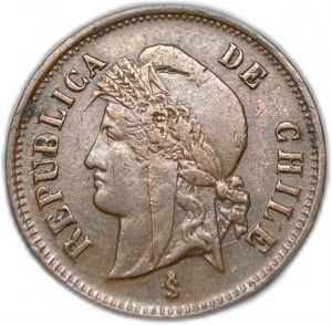 Chile, 1 centavo, 1879