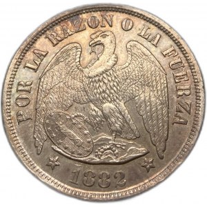 Cile, 1 Peso, 1882 ⇅