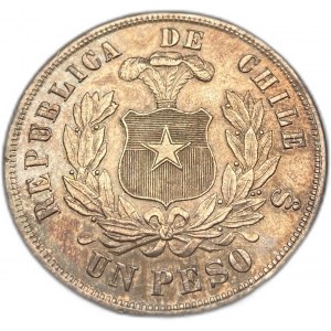 Chile, 1 Peso, 1882 ⇅