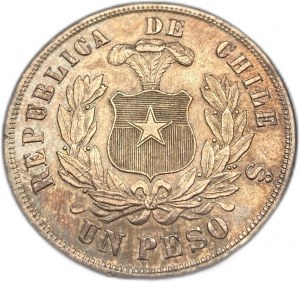 Chili, 1 Peso, 1882 ⇅
