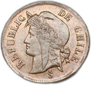 Chile, 2 Centavos, 1883