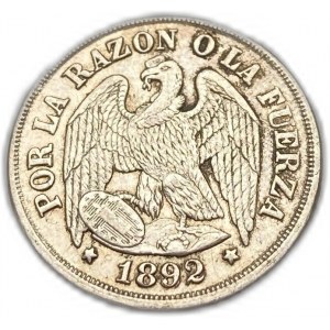 Chile, 1 Decimo, 1892/82