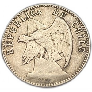 Chili, 20 Centavos, 1895