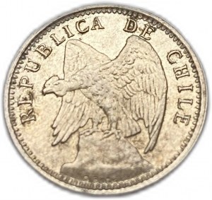 Čile, 10 centavos, 1896