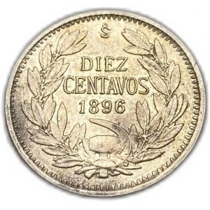 Chile, 10 centavos, 1896