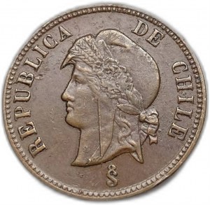 Chile, 2 1/2 centavos, 1898