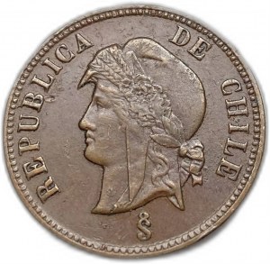 Cile, 2 1/2 Centavos, 1898