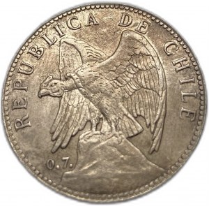 Chili, 50 Centavos, 1902