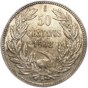 Chile, 50 Centavos, 1902