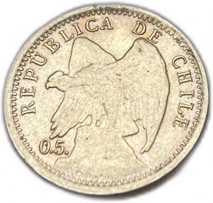 Chile, 10 centavos, 1907